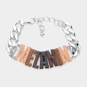 MELANIN Silver Bracelet